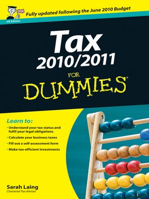 cover image of Tax 2010 / 2011 For Dummies